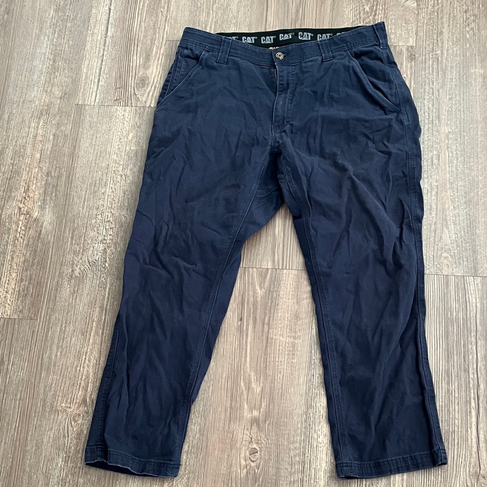 Caterpillar Men's Navy Chinos